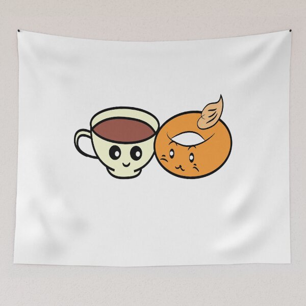 Item preview, Coffee And Doughnut designed and sold by CreativeStrike.