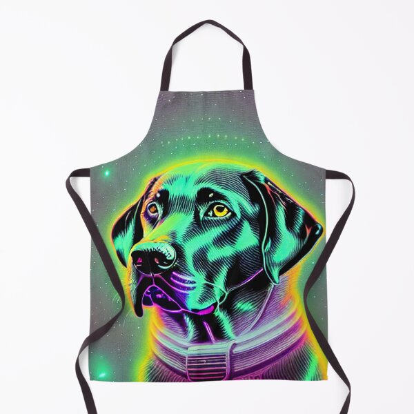 Item preview, Cosmic Black Lab, Psychedelic Space Doge, Perfect Gift for Dog Lovers designed and sold by Galactic Fur Baby Federation.