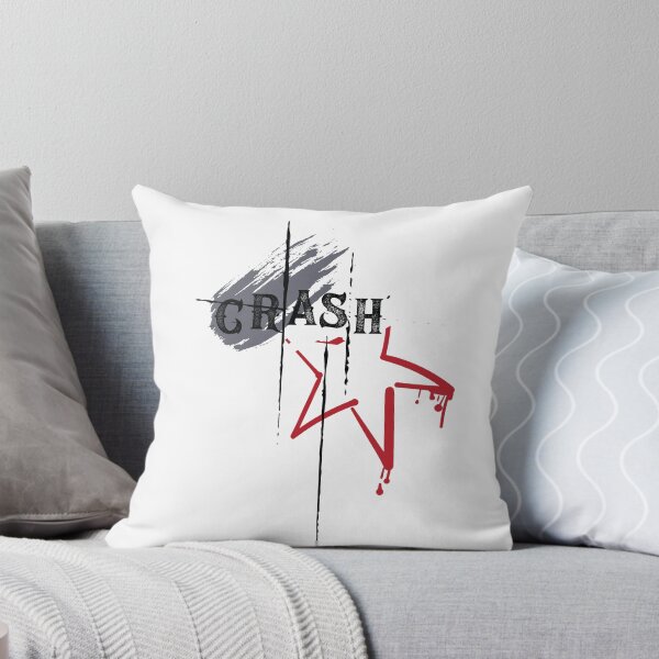 Item preview, Crash slogan lettering pattern on black background .  designed and sold by WiseOF.