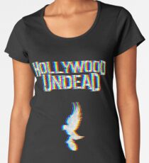 Hollywood Glitched Premium Scoop T-Shirt