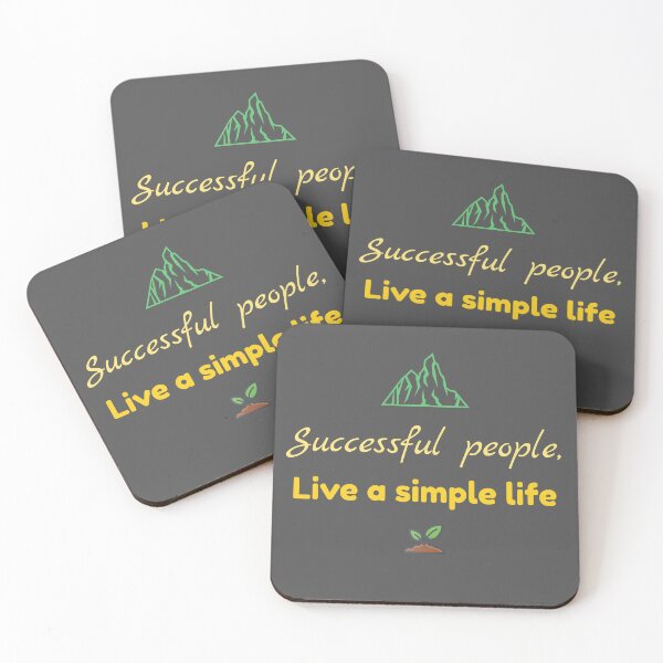 Item preview, Successful people, Live a simple life designed and sold by Whimsy Works.