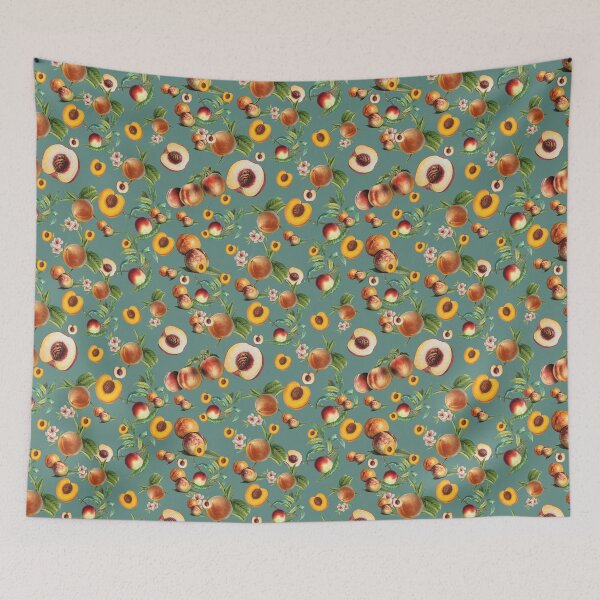 Item preview, Peach Pattern - Fruity Goodness designed and sold by VarnaChitra.