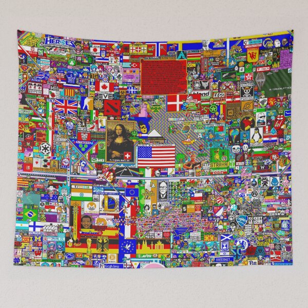 Item preview, Reddit /r/Place Final Canvas designed and sold by RALEx147.