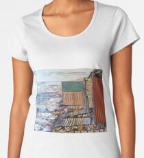 Sandon Point Boat sheds Women's Premium T-Shirt