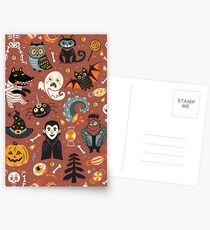 Fröhliches Halloween Postkarten