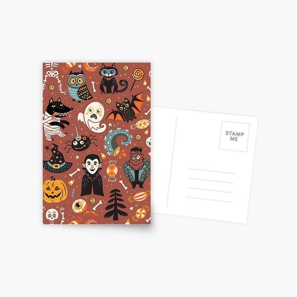 Happy Halloween Postcard