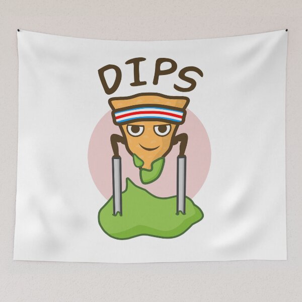 Item preview, Nacho Doing Dips, Nacho dip funny pun designed and sold by EnzoVectorism.