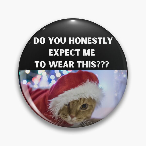 Item preview, Disgusted Santa Cat designed and sold by BeeGeesDesigns.