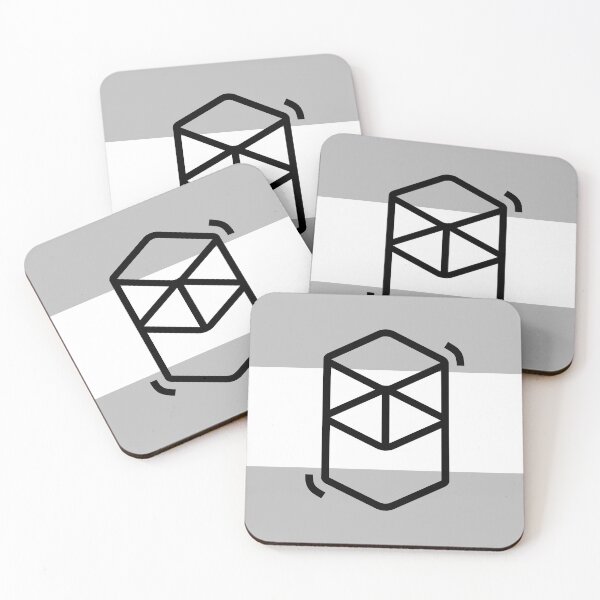 Item preview, Fantom FTM Crypto Altcoin - Black Logo on a White Stripe designed and sold by CryptoMoods.