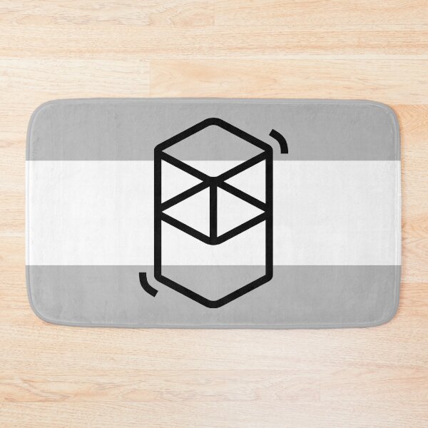 Item preview, Fantom FTM Crypto Altcoin - Black Logo on a White Stripe designed and sold by CryptoMoods.