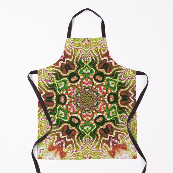 Item preview, Hippie Vibes Kaleidoscope Abstract Radial Symmetry Pattern Boho Aesthetic Art 10 of 12 designed and sold by Beachy.