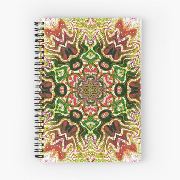 Item preview, Hippie Vibes Kaleidoscope Abstract Radial Symmetry Pattern Boho Aesthetic Art 10 of 12 designed and sold by Beachy.