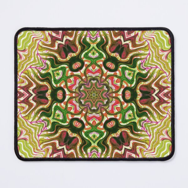Item preview, Hippie Vibes Kaleidoscope Abstract Radial Symmetry Pattern Boho Aesthetic Art 10 of 12 designed and sold by Beachy.