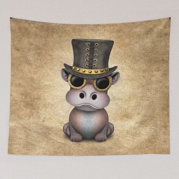 Item preview, Steampunk Baby Hippo designed and sold by JeffBartels.