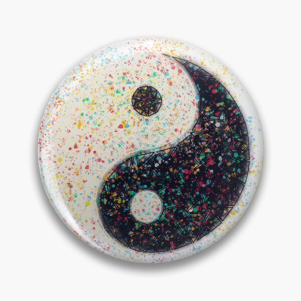 Aperçu de l'œuvre Yin et Yang en mosaïque créée et vendue par Ligeometry.