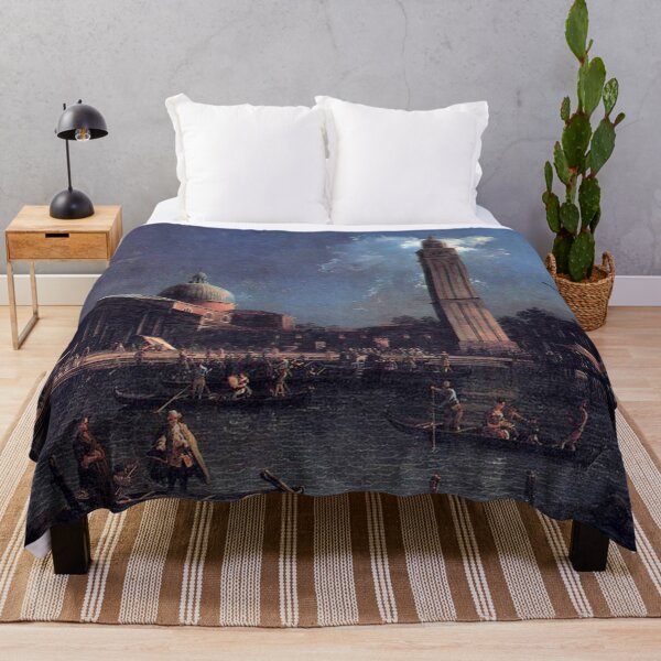 Item preview, Canal Canaletto The Vigilia di San Pietro - Giovanni Antonio designed and sold by Vintage Designs +.