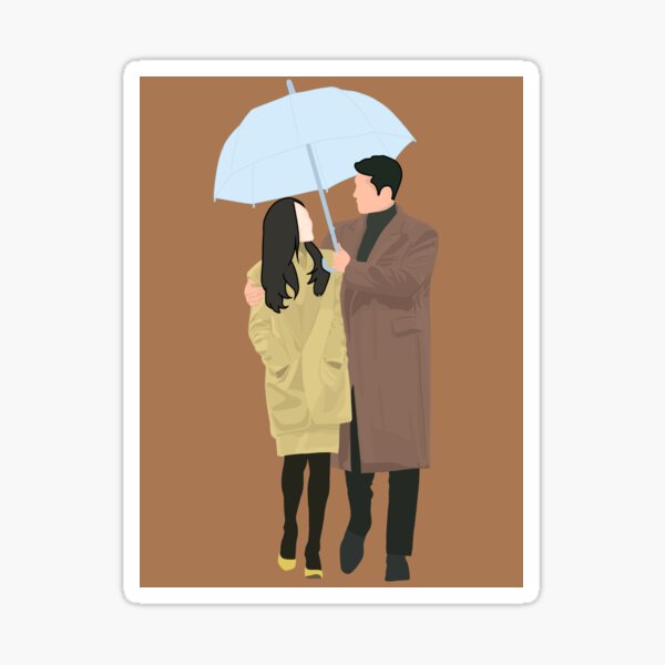 CRASH LANDING ON YOU HYUN BIN AND SON YE JIN (BINJIN COUPLE) - FOR KDRAMA LOVERS Sticker
