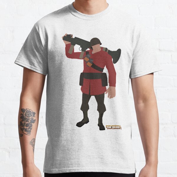 "Team Fortress 2 Minimalist Soldier" Tshirt by DwalinR Redbubble