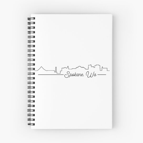 Item preview, Spokane Cityscape Line Art designed and sold by SkySlate.