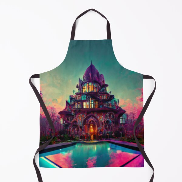 Item preview, Gothic House Surreal Trippy Alternate Reality Abstract Artwork designed and sold by vikghosh.