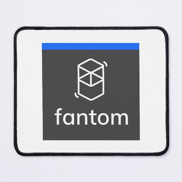 Item preview, Fantom FTM Crypto Altcoin - Abstract Grey Blue Rectangles designed and sold by CryptoMoods.