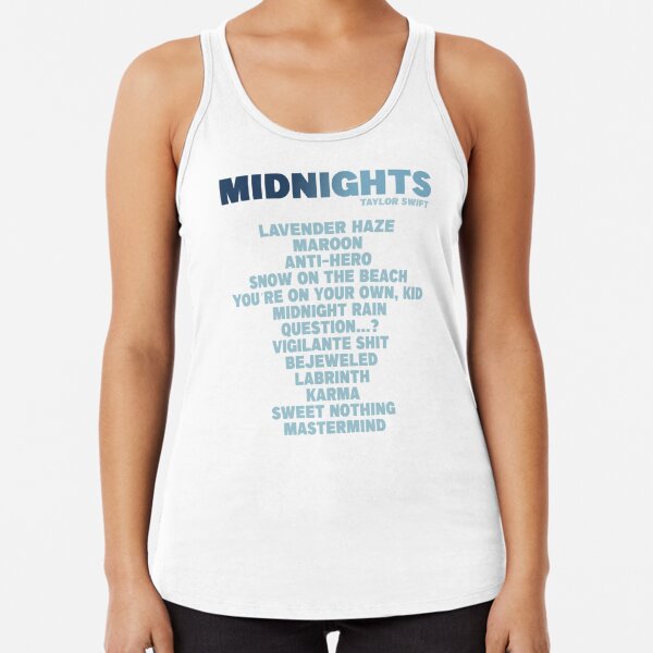 Taylor Swift Midnights Tank Tops for Sale