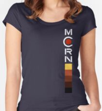 MCRN Banner Vertical Women's Fitted Scoop T-Shirt
