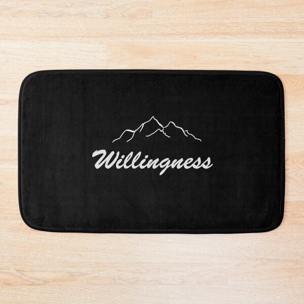 Item preview, Willingness as mountains, inspirational meanings designed and sold by Targeted Inspire.