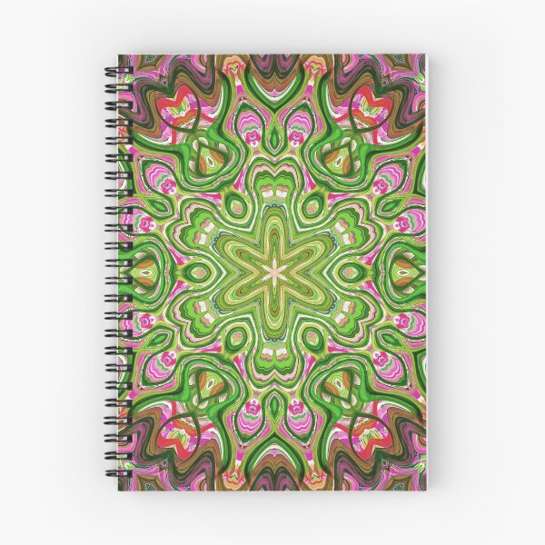Item preview, Hippie Vibes Kaleidoscope Abstract Radial Symmetry Pattern Boho Aesthetic Art 11 of 12 designed and sold by Beachy.