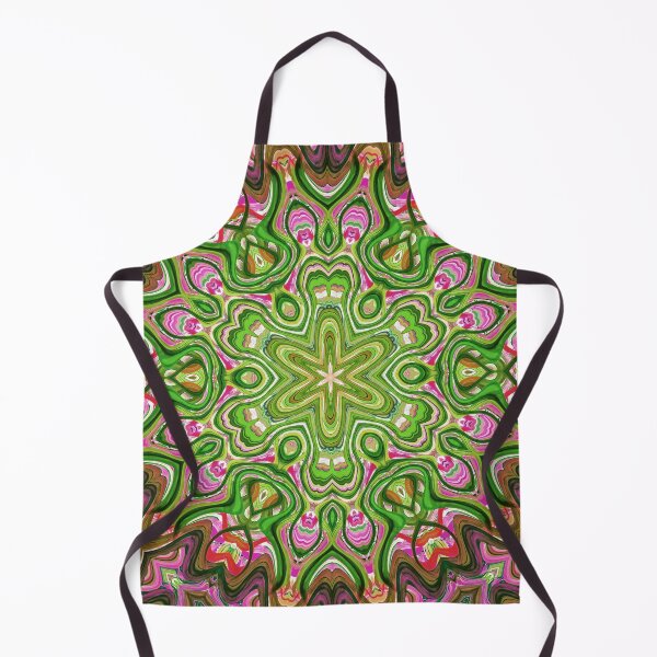 Item preview, Hippie Vibes Kaleidoscope Abstract Radial Symmetry Pattern Boho Aesthetic Art 11 of 12 designed and sold by Beachy.