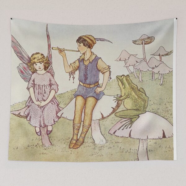 Item preview, Ida Rentoul Outhwaite Vintage A Mushroom Affair designed and sold by artemisxluna89.