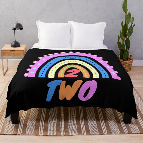 Item preview, 2 Years Old Rainbow 2nd Birthday designed and sold by backham-design.