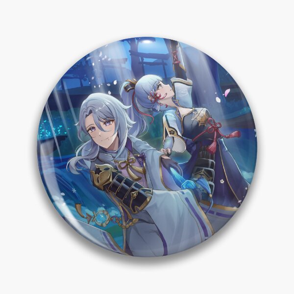 Item preview, Ayato & Ayaka Genshin Impact designed and sold by genshinwaifus.