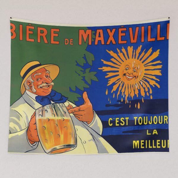 Item preview, BIERE DE MAXEVILLE "It's Always The Best" 1912 Vintage French Beer Poster  Advertisement designed and sold by retroposters.