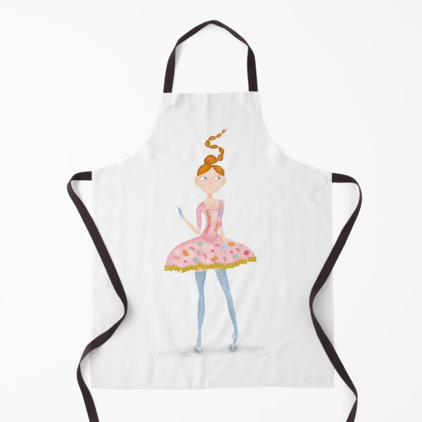 Item preview, Red-haired girl in dress covered with sweets for Candy lovers designed and sold by PotaninaArt.