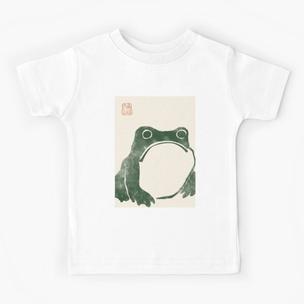 Unimpressed Frog by Matsumoto Hoji Kids T-Shirt for Sale by elhubert