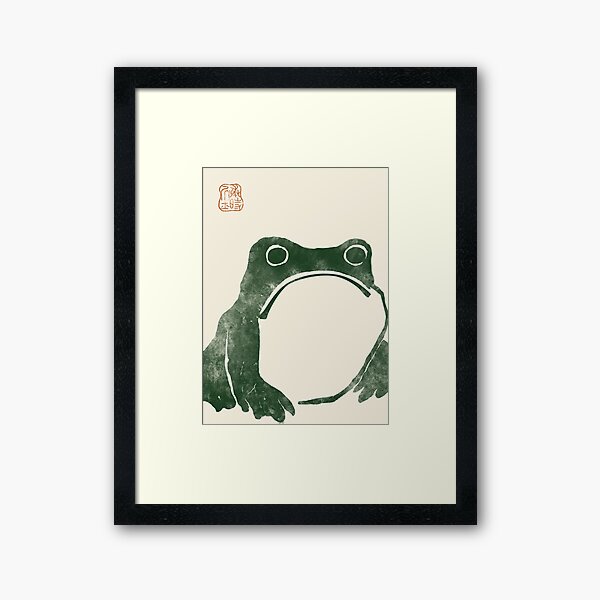 Aperçu de l'œuvre Grenouille japonaise Matsumoto Hoji créée et vendue par cetranes.