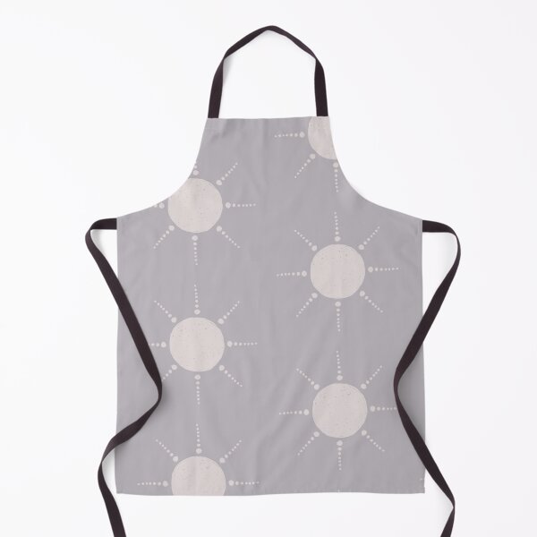 Aperçu de l'œuvre Pretty Polka Dots Sun Pattern Boho Aesthetic In Muted Colors Blue Gray créée et vendue par scorpiolane.