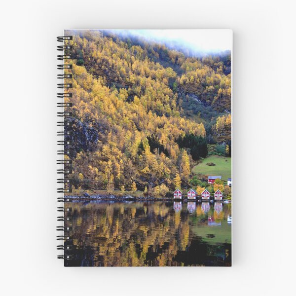 Item preview, Autumn Trees Flam Aurlandsfjord Norway designed and sold by AndyEvansPhotos.