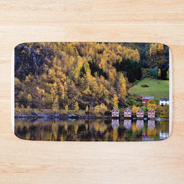 Item preview, Autumn Trees Flam Aurlandsfjord Norway designed and sold by AndyEvansPhotos.