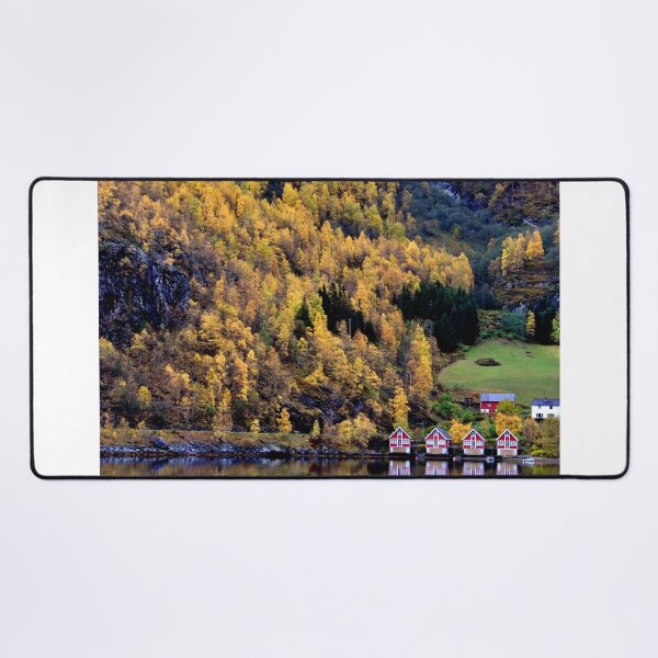 Item preview, Autumn Trees Flam Aurlandsfjord Norway designed and sold by AndyEvansPhotos.