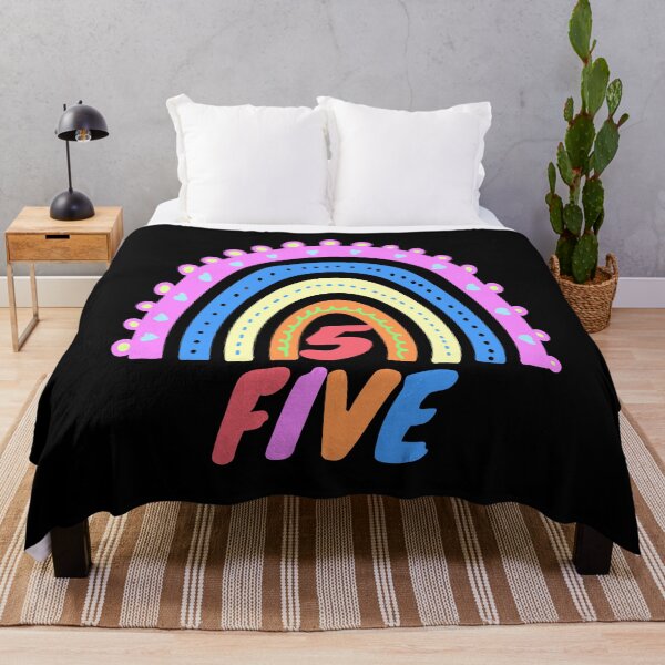 Item preview, 5 Years Old Rainbow 5th Birthday designed and sold by backham-design.