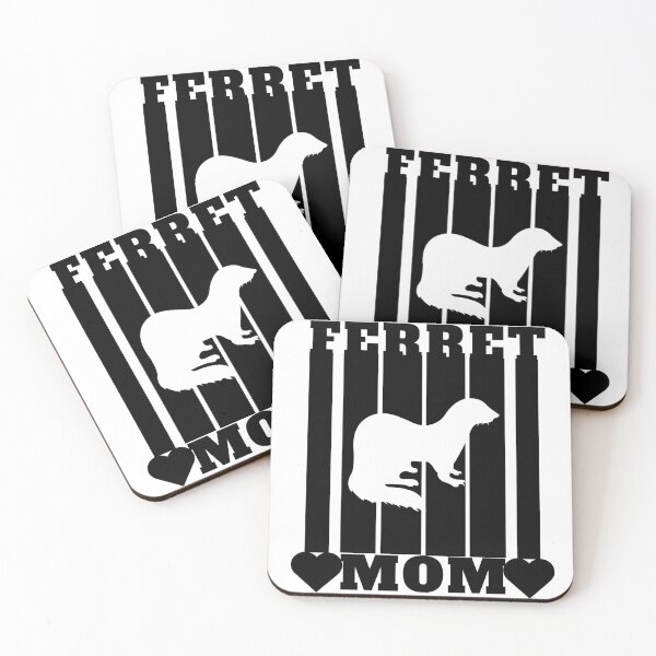 Item preview, Ferret Mom (white silhouette) designed and sold by Tartlon.