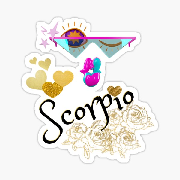 Scorpio Love Sticker