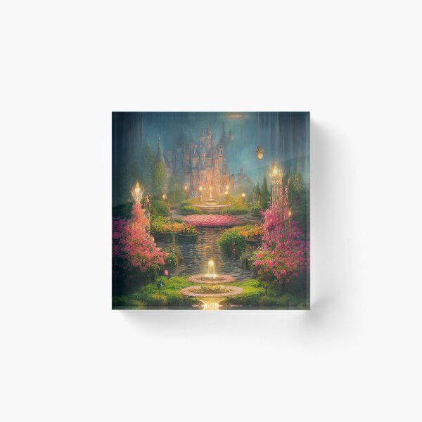 Item preview, Night Castle, Fantasy Kingdom, Fairy Garden designed and sold by SunDoor Art.