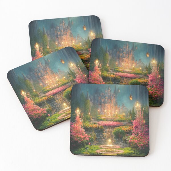Item preview, Night Castle, Fantasy Kingdom, Fairy Garden designed and sold by SunDoor Art.