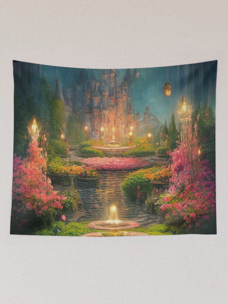 Fairy best sale garden tapestry