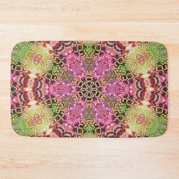 Item preview, Hippie Vibes Kaleidoscope Abstract Radial Symmetry Pattern Boho Aesthetic Art 12 of 12 designed and sold by Beachy.