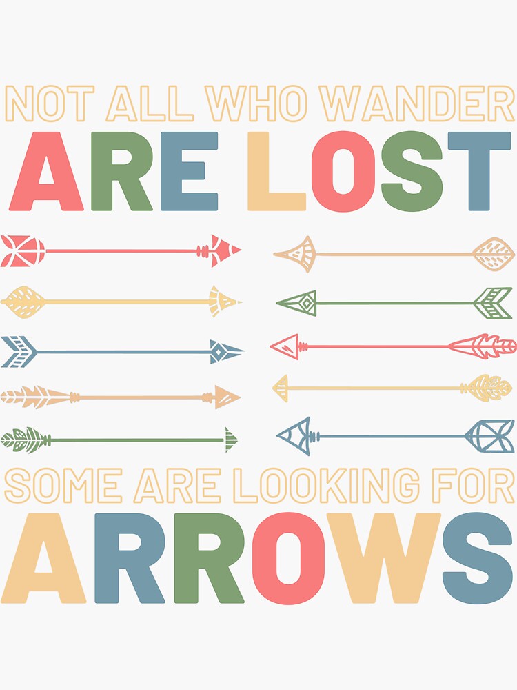 "Funny Archery Jokes Picking Arrows Memes" Sticker for Sale by