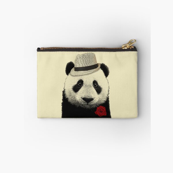 Item preview, Don Vito Pandaone panda bear portrait (cream) designed and sold by Madame Memento.
